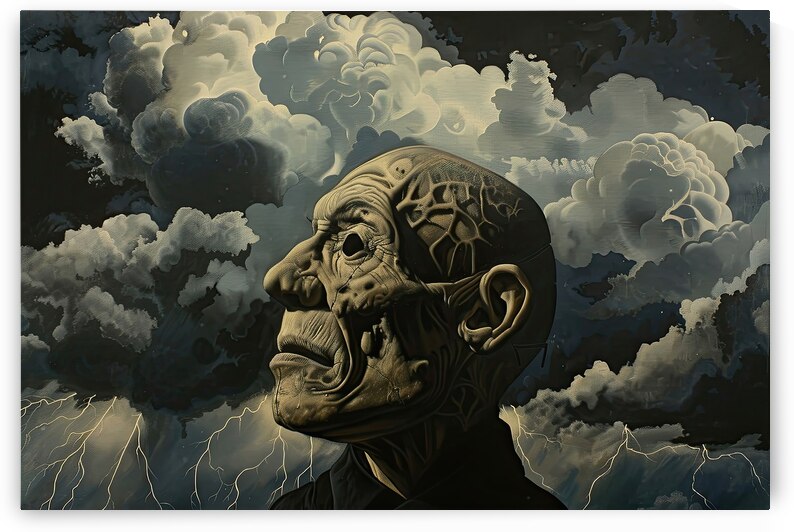 Beneath Stormy Skies J9H2N3 65 by Abstract Rebellion