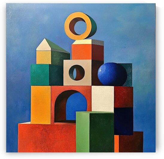 Block Tower Balance 7P3H9N 65 by Abstract Rebellion