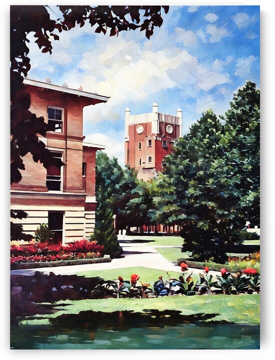 1940s University of Oklahoma Campus in Norman by Row One Brand