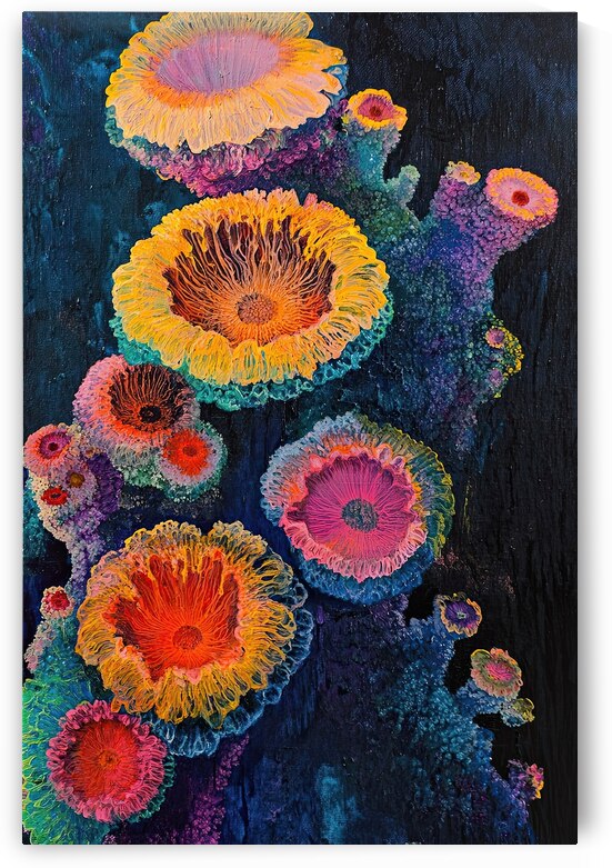 Blooming Abyss Coral H92P3 60 by Abstract Rebellion