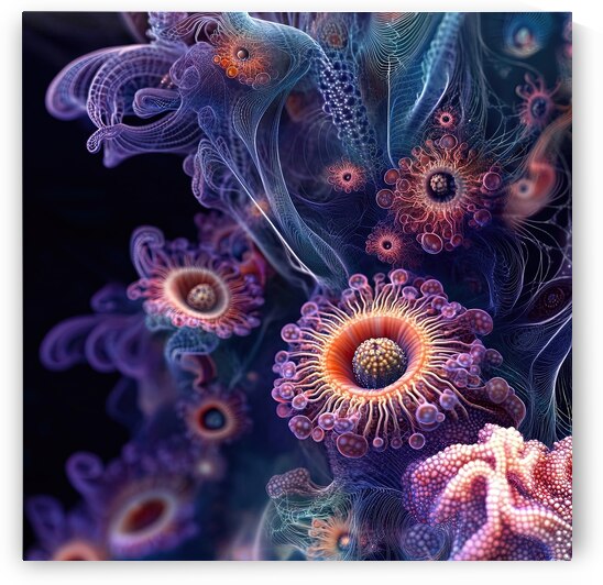 Bloom of the Abyss H2N9P2 60 by Abstract Rebellion