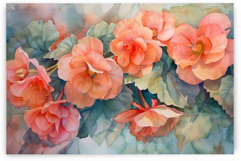 Blooming Begonia Cascade 238HJZ 45 by Abstract Rebellion