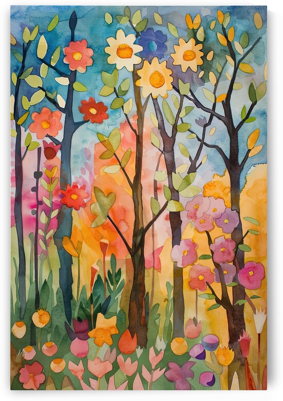 Blooming Garden Symphony H3N9P2 55 by Abstract Rebellion