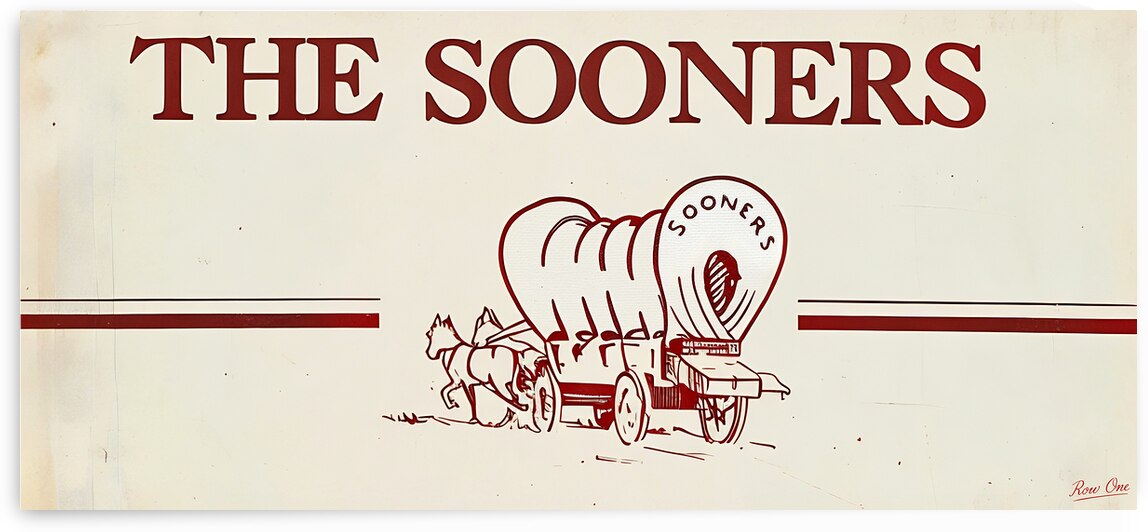 1943 Oklahoma Sooners Wall Art by Row One Brand