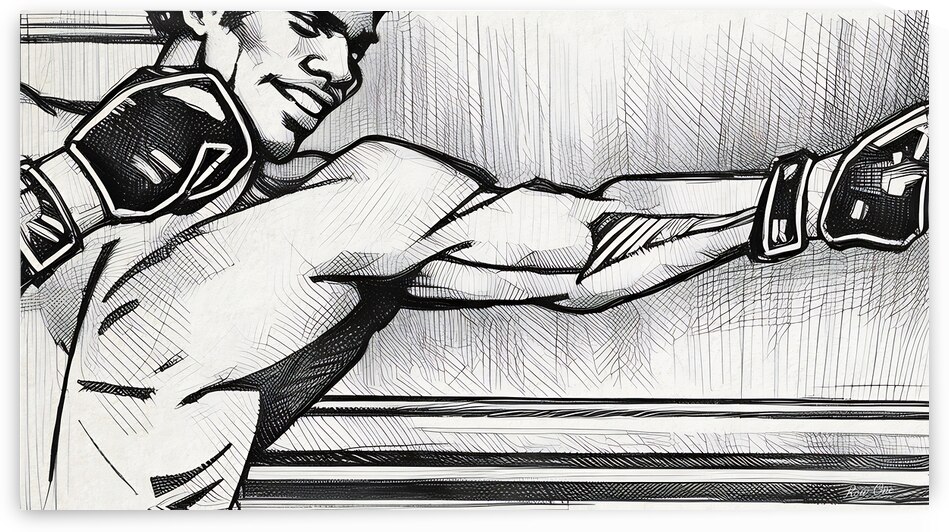 1986 boxing art by Row One Brand