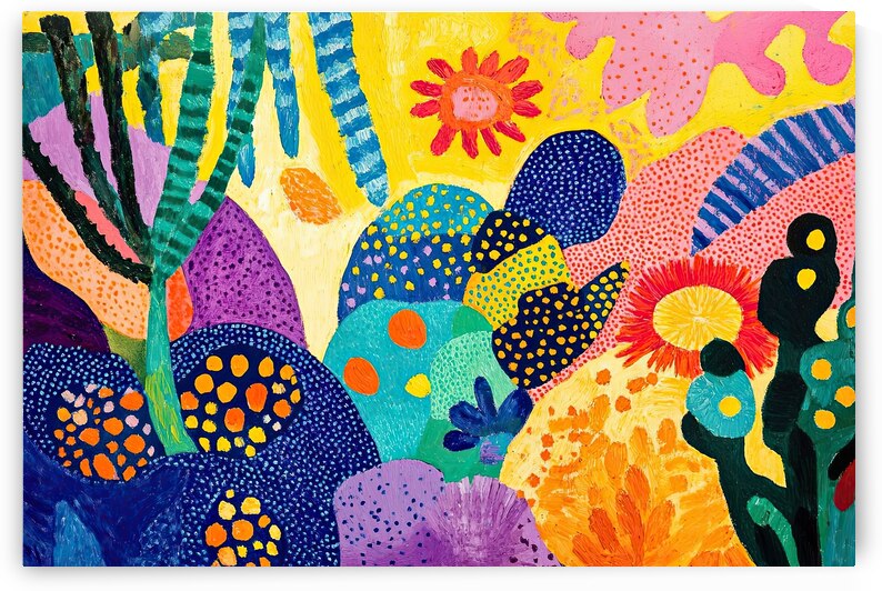 Chromatic Garden Bliss H2N9P2 55 by Abstract Rebellion