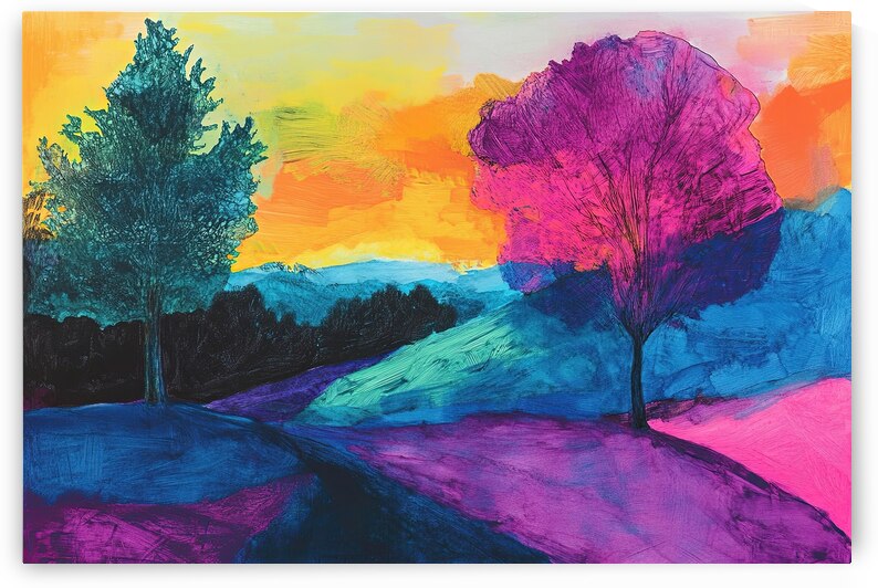 Chromatic Hills At Dusk 9P3N2H 50 by Abstract Rebellion