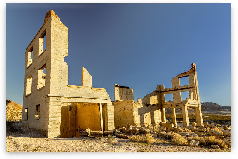 Cook Bank Building - Rhyolite Nevada by Mike Lee