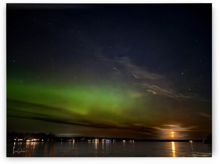 Wyoming Lake Moonrise   Lisa Drew by Lisa Drew
