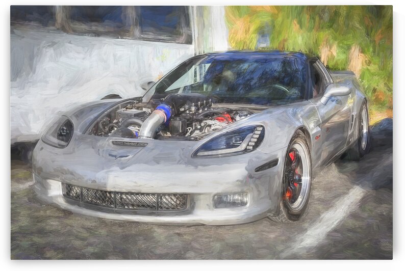 2006 Silver Chevrolet C6 Corvette ZO6 X109 4 by Rich Franco
