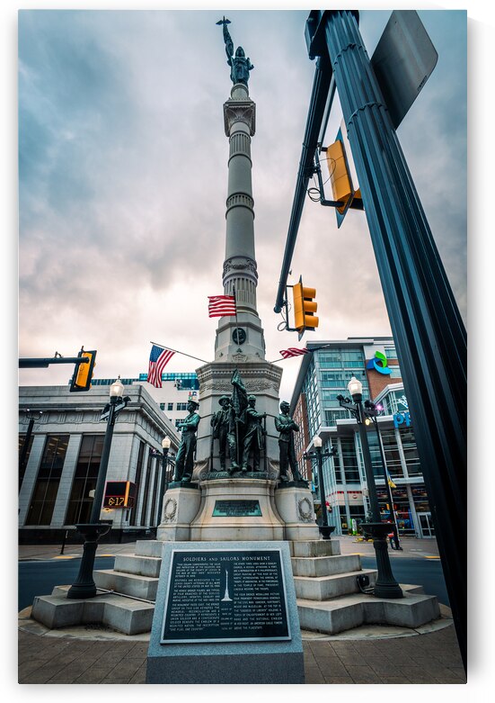 Soldiers and Sailors Monument Center City Allentown by Jason Fink