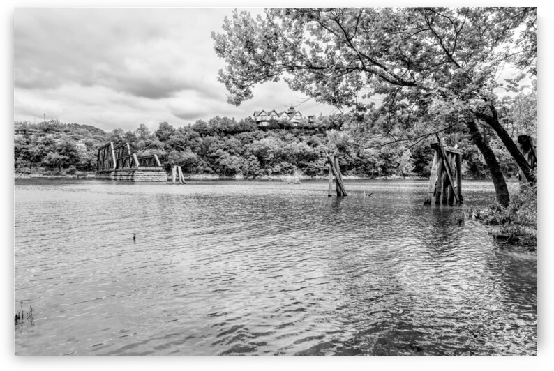 Beaver Arkansas Bridge Remains Grayscale by Jennifer White