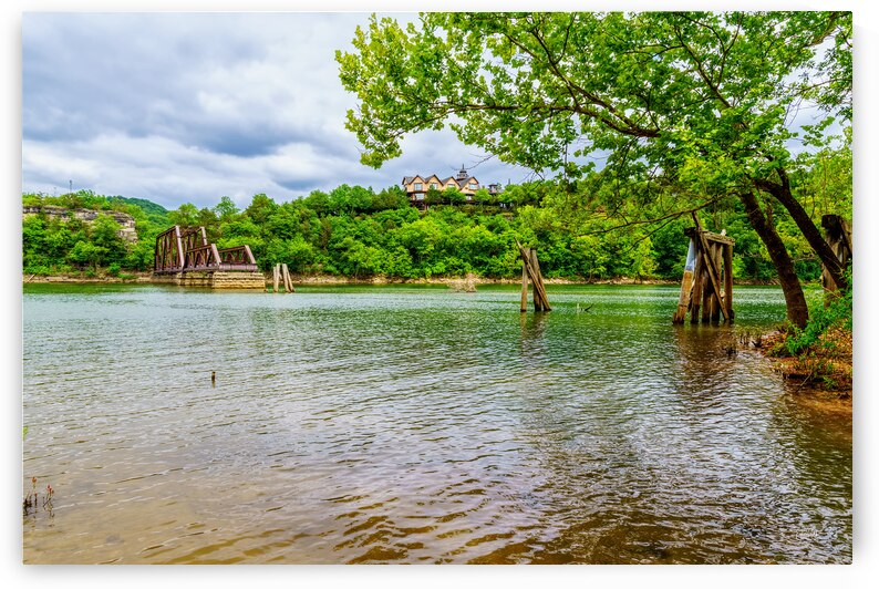 Beaver Arkansas Bridge Remains by Jennifer White