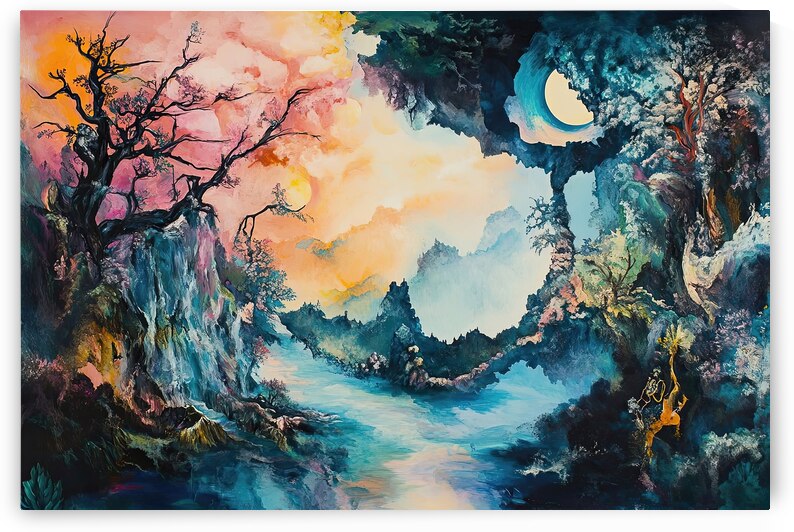 Celestial River Passage H92N5Z 55 by Abstract Rebellion