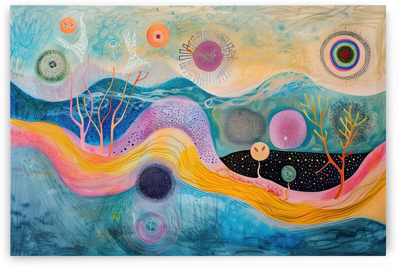 Celestial River Flows Y89H7N 57 by Abstract Rebellion