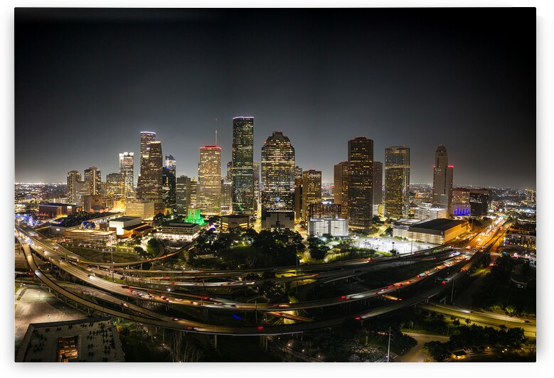 Houston Cityscape by David Cressman 