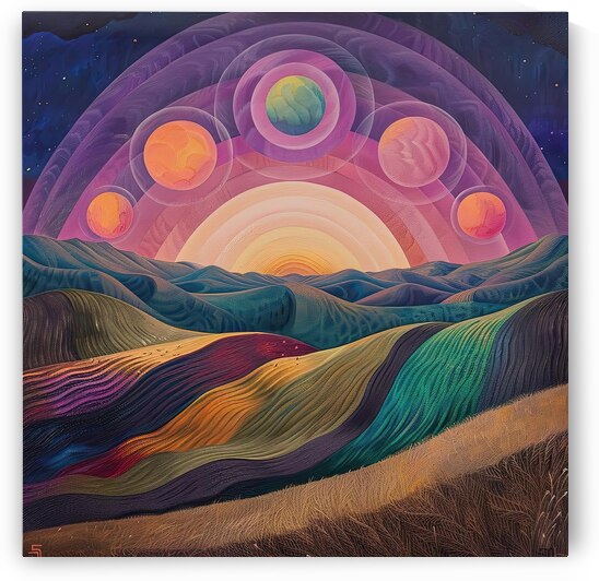 Celestial Harvest Fields 28HN9Z 60 by Abstract Rebellion