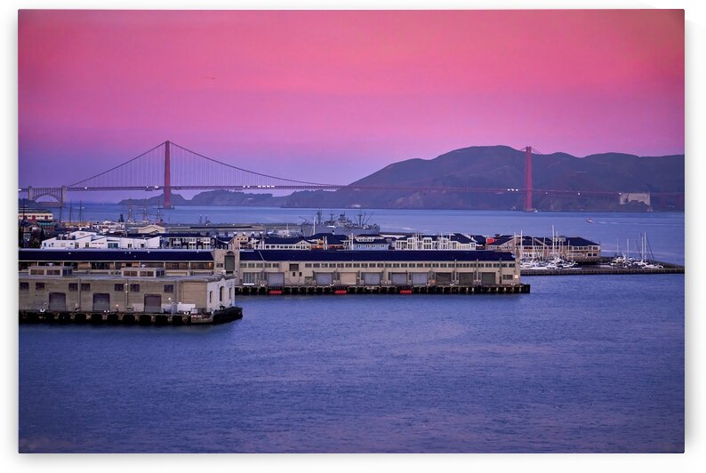 San Francisco Golden Gate Pier Sunrise by Ryan Cameron