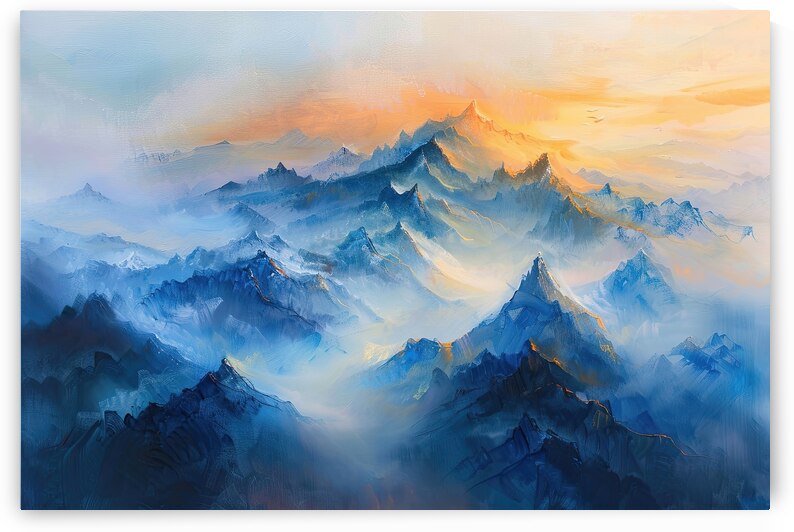 Celestial Summit Glow H2N9P2 55 by Abstract Rebellion