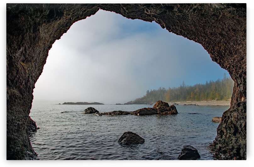 Simpson Island Sea Arch Print by Stephen Emms