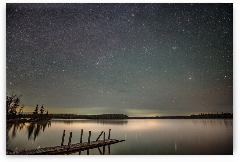 Total Lunar Eclipse Night Sky 1 by Adrian Bradley