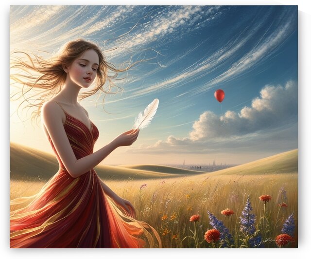 peinture numerique lumineuse dun jeune by INKWELL