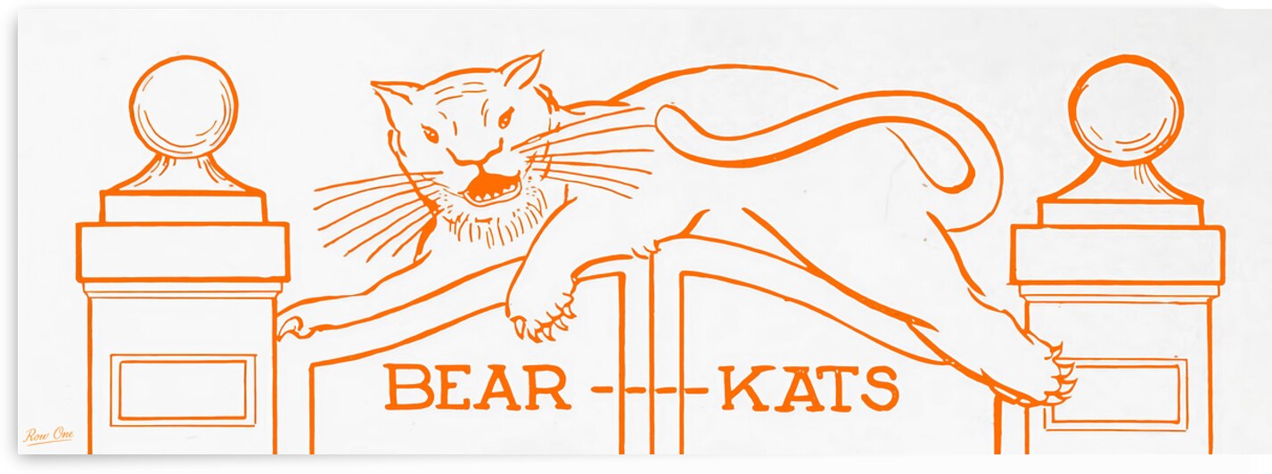 Vintage Sam Houston State Teachers College Bear Kats Art by Row One Brand