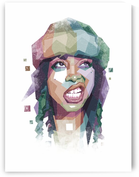 Badu in WPAP style by Alkahfsmart
