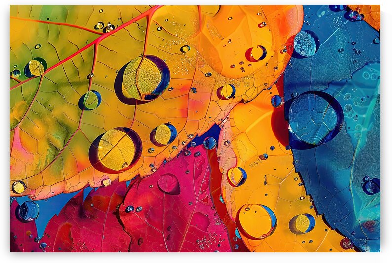 Chromatic Leaf Droplets 5H2N9Z 60 by Abstract Rebellion
