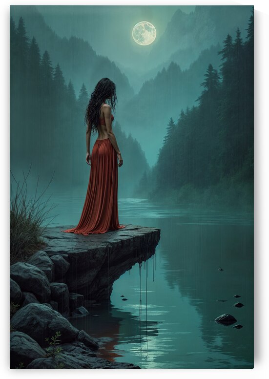  A Full Moon  by Aniima Illussiya