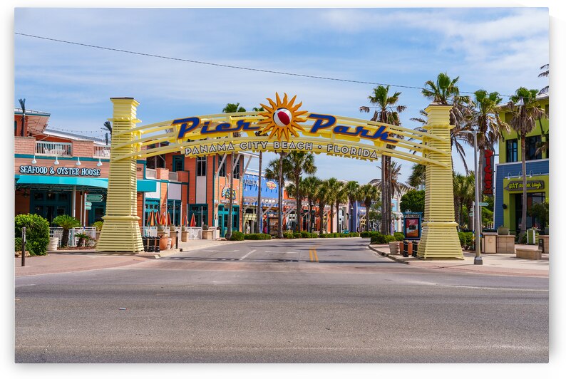 Panama City Pier Park Sign by Jennifer White