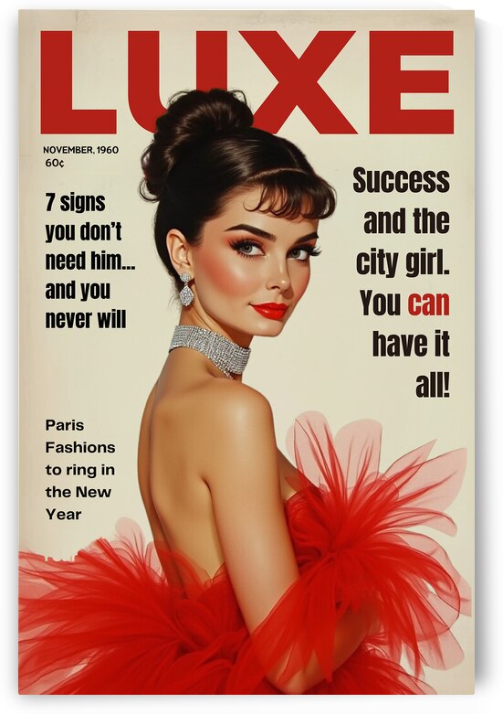 Audrey Hepburn Cover Art Print by Tricky Rabbit Art