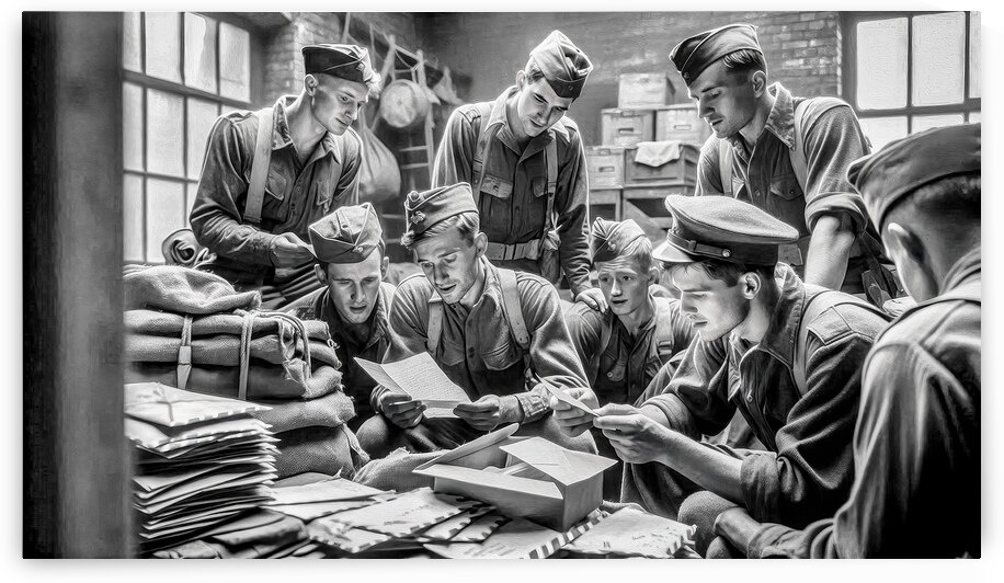 WWII Remembered – Letters from Home BW by Shelia Hunt Photography