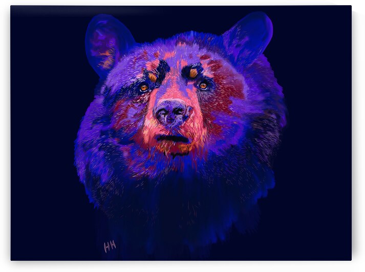 Bear - Digital painting by Holly Heath