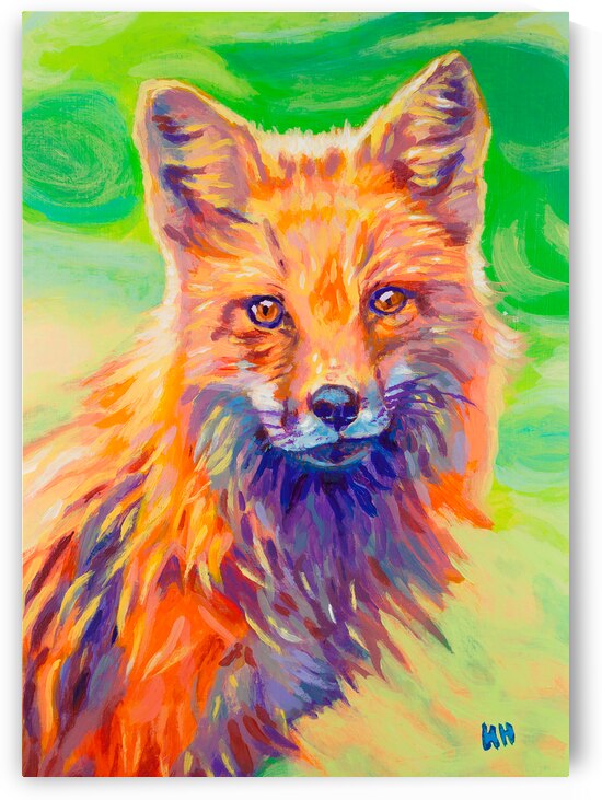 Lady Fox - Acrylic Painting by Holly Heath