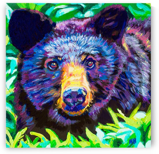 Bear - Acrylic Painting by Holly Heath