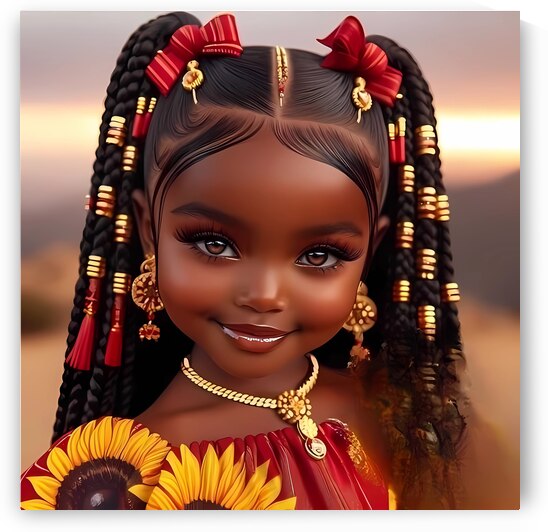 Royal Charm The Essence of Innocence and Grace by Golden Touch Prints