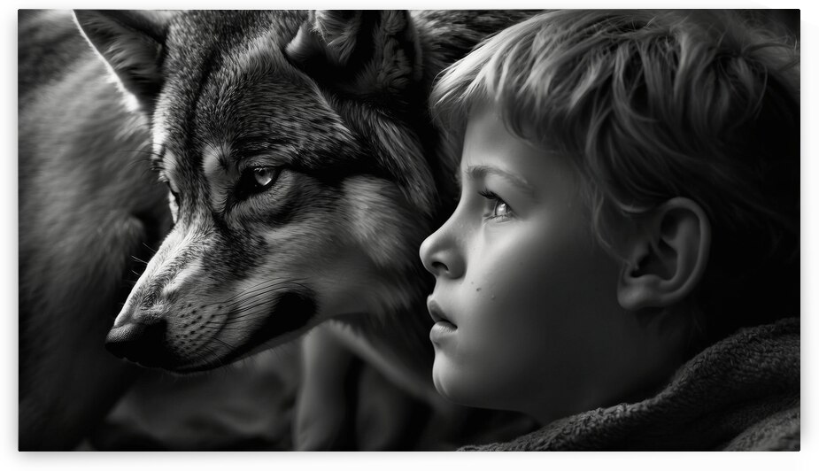 Wolf as the Protector by The Mabazza Foundation 