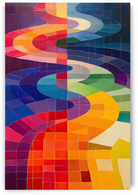 Chromatic River Flows Y7H9N2 64 by Abstract Rebellion