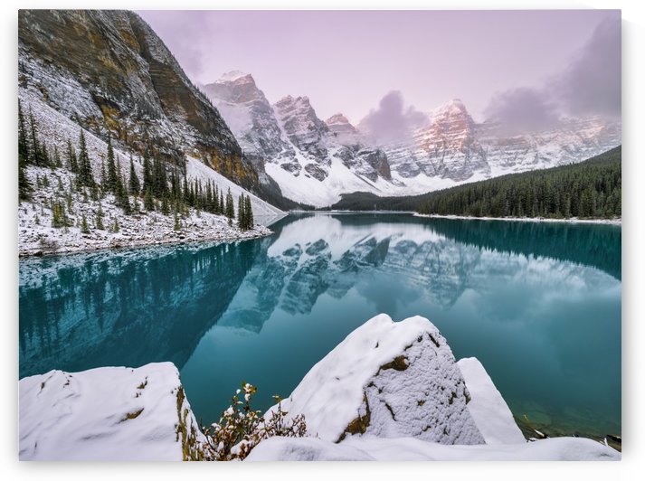 Lake Moraine Early Morning by Pinaki B