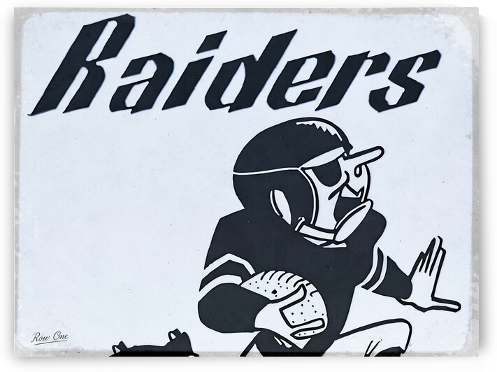 1960 Raiders Art Remix by Row One Brand