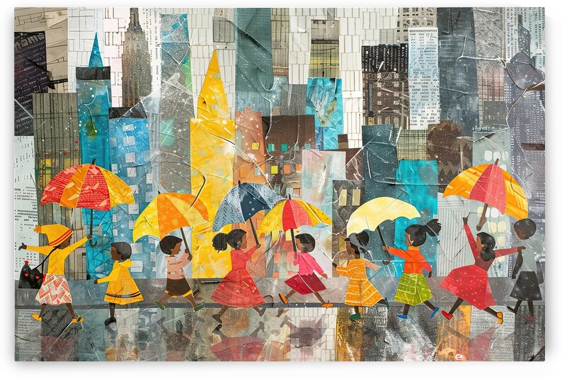 City Rain Symphony H9P2N3 47 by Abstract Rebellion