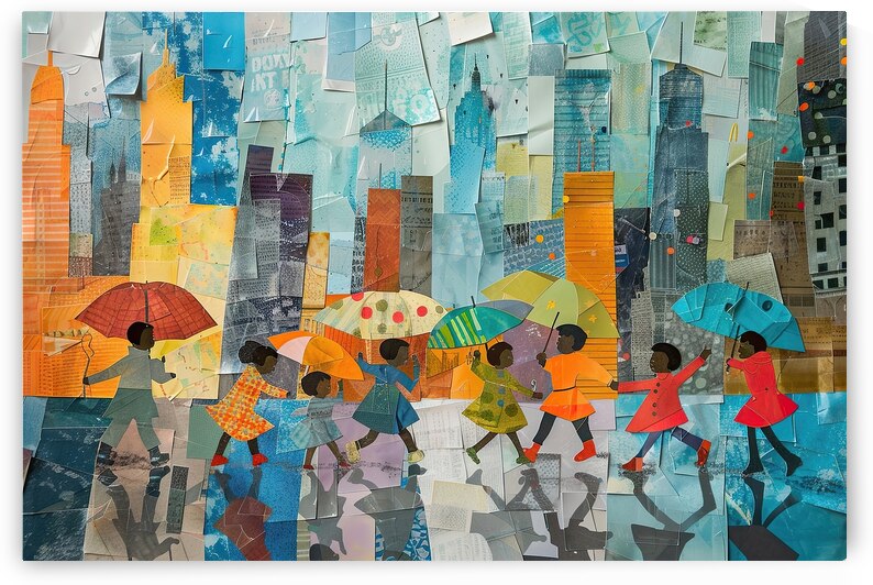 City Rain Joy 2H9N3Z 60 by Abstract Rebellion