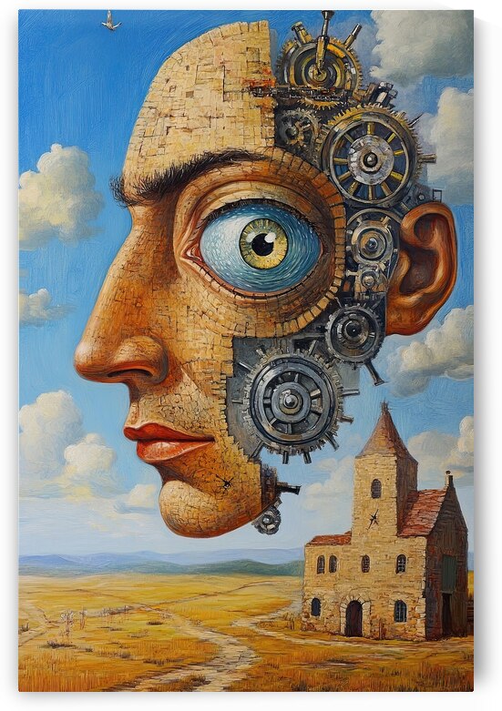 Clockwork Mind Across Plains 7P3H9N 55 by Abstract Rebellion