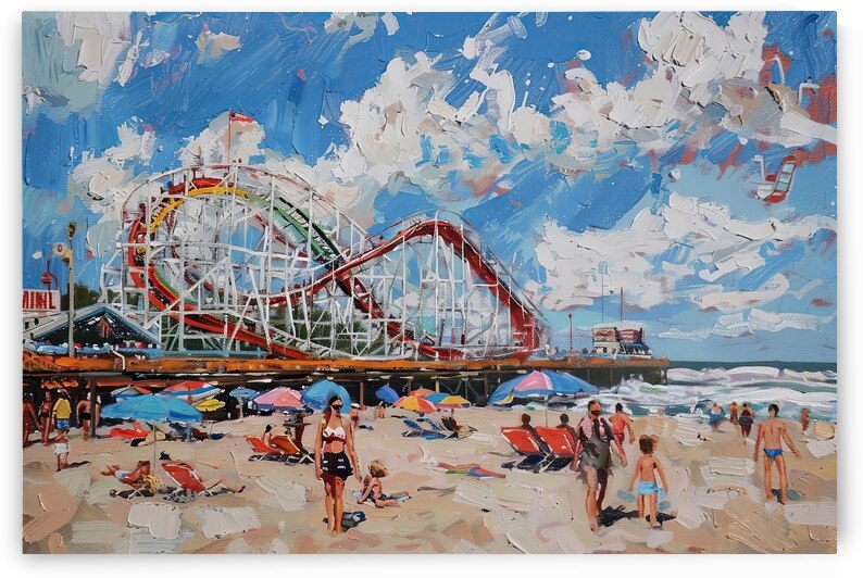 Coastal Rollercoaster Dreams 7294HB 48 by Abstract Rebellion