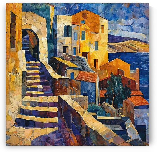 Coastal Steps 7892H 45 by Abstract Rebellion