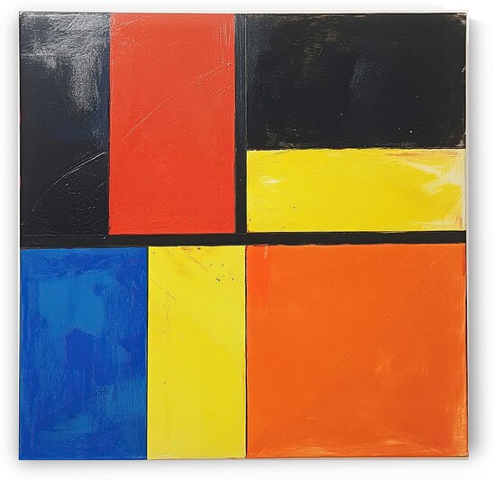 Color Block Study Y92H5N 47 by Abstract Rebellion