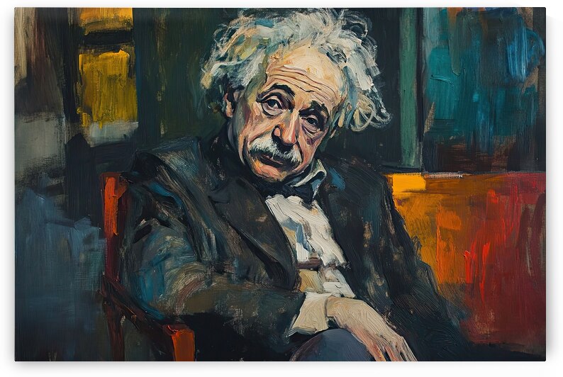 Contemplation Einstein N92H3J 52 by Abstract Rebellion