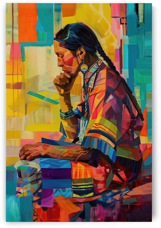 Contemplation Under Rainbow 7H29P4 49 by Abstract Rebellion