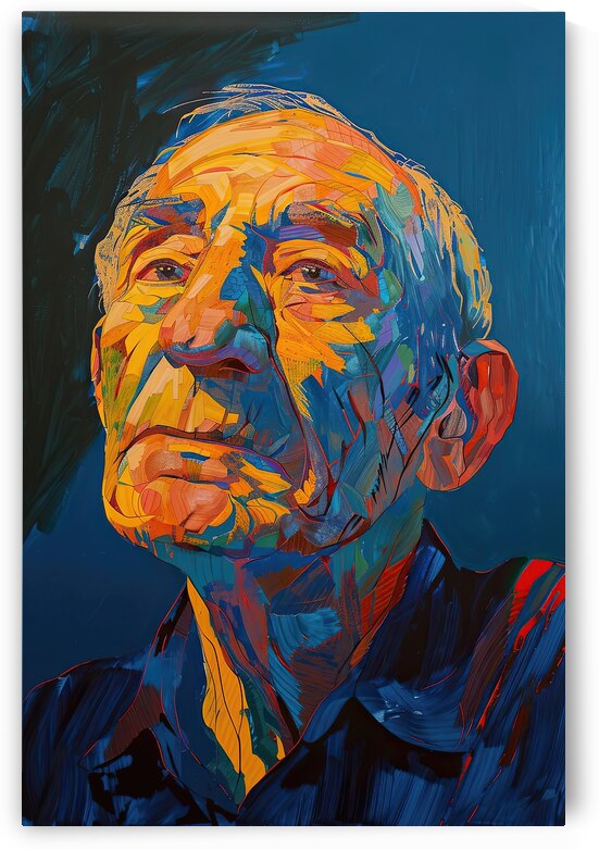 Contemplative Gaze 7892BC 45 by Abstract Rebellion